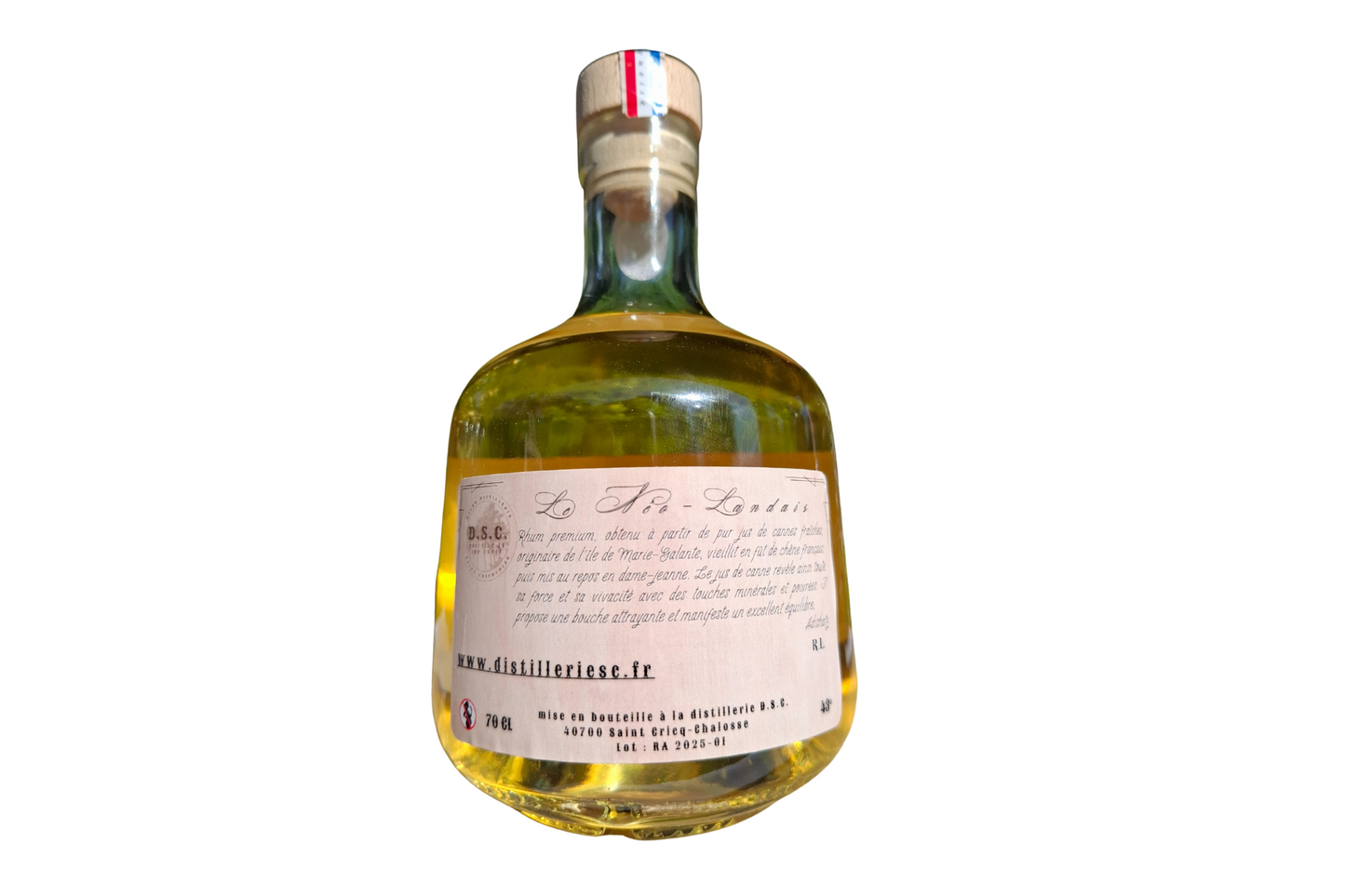 Rhum Premium Pur Jus de Canne Ambré - Le Néo-Landais