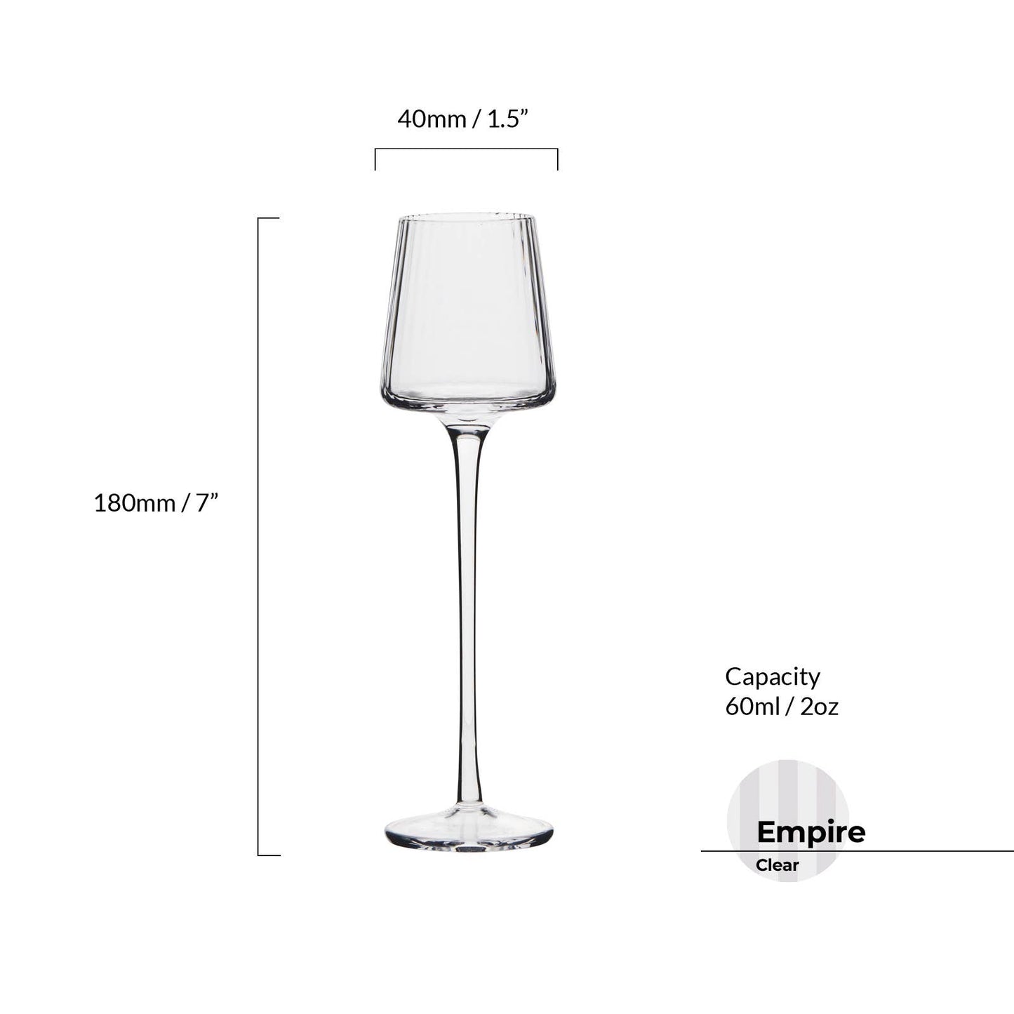 Coffret de 4 Verres à Liqueur Empire – Élégance et Dégustation by DRH Collection