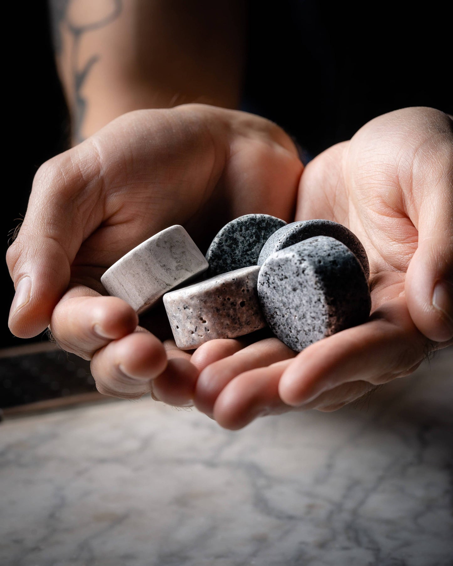 Pierres à spiritueux en Granit Naturel, Sans Dilution - ROCKS Original