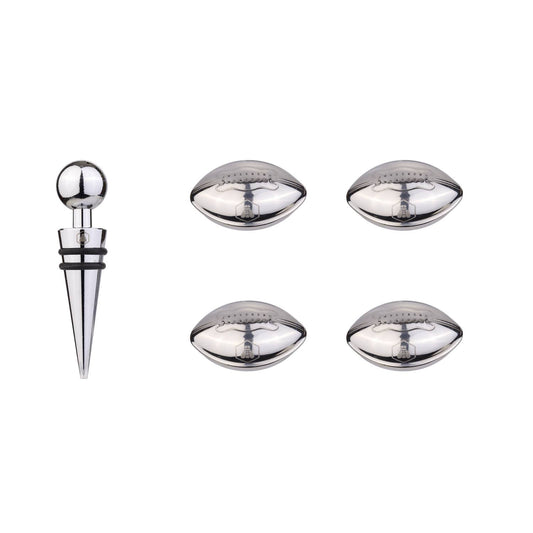 Glaçons inox en forme de ballon de rugby – Coffret refroidisseur & stoppeur - Laguiole