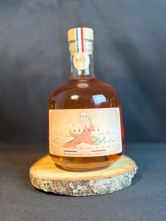 Rhum arrangé Vanille & Piment d’Espelette – Recette artisanale